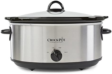 7 Quart Oval Manual Slow Cooker – Stainless Steel - Curated Catalog X4