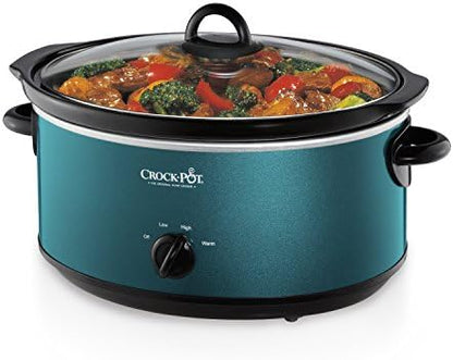 7 Quart Manual Slow Cooker – Turquoise - Curated Catalog M7