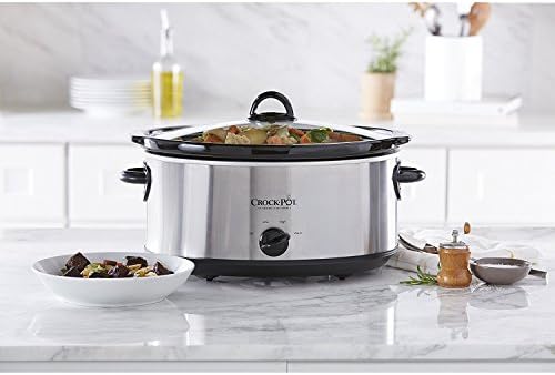 7 Quart Oval Manual Slow Cooker – Stainless Steel - Curated Catalog X4