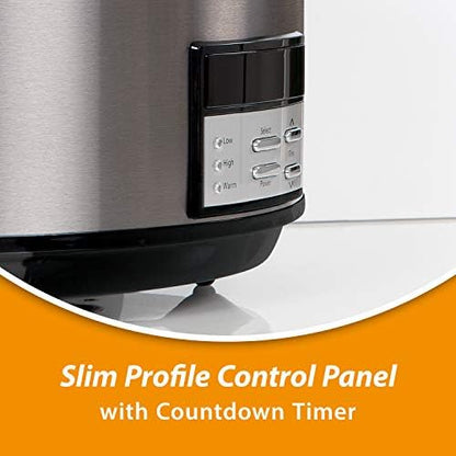 8 Quart Programmable Slow Cooker with Auto Warm - Curated Catalog S8
