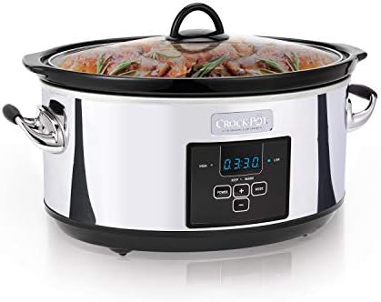 7 Quart Programmable Slow Cooker – Polished Platinum - Curated Catalog B6