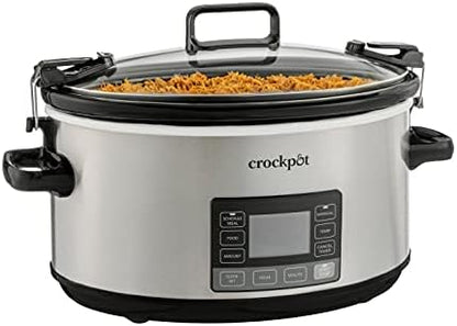 7 Quart Portable Programmable Slow Cooker with Timer - Curated Catalog N4