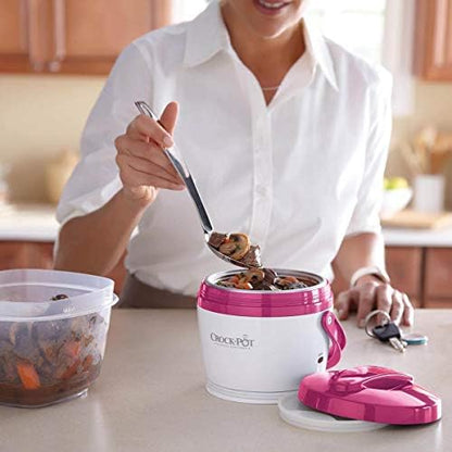 Lunch Crock Portable Food Warmer 20oz – Pink - Curated Catalog J0