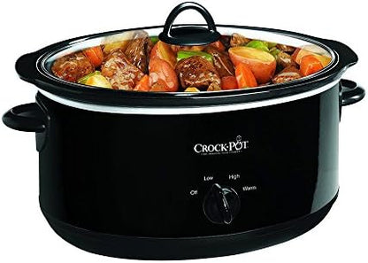 8 Quart Manual Slow Cooker – Black - Curated Catalog L6