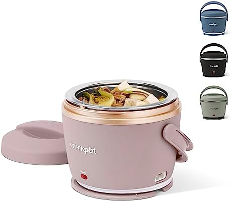 Electric Lunch Box Food Warmer 20oz – Blush Pink - Curated Catalog A5