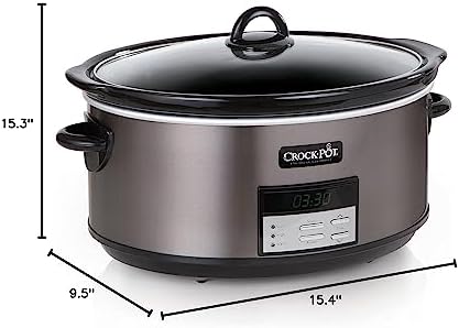 8 Quart Programmable Slow Cooker with Auto Warm - Curated Catalog S8
