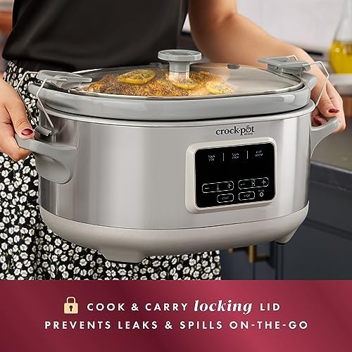 7 Quart Programmable Cook & Carry Slow Cooker - Curated Catalog X5