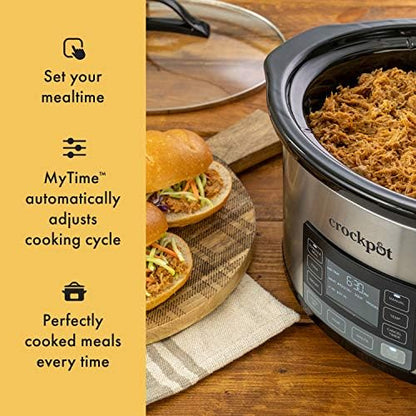 MyTime 6 Quart Programmable Slow Cooker - Curated Catalog K4