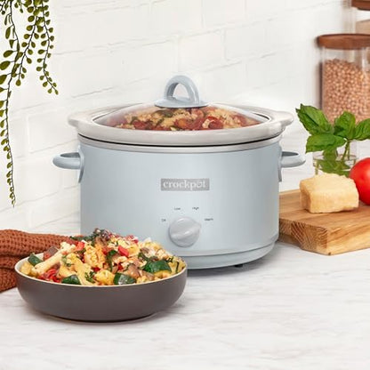 4.5 Quart Manual Slow Cooker – Macaroon Blue - Curated Catalog N8