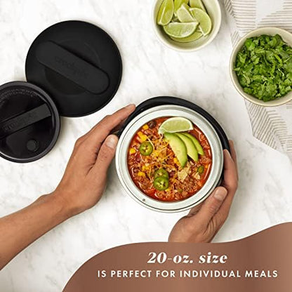 Electric Lunch Box Food Warmer 20oz – Black - Curated Catalog W8