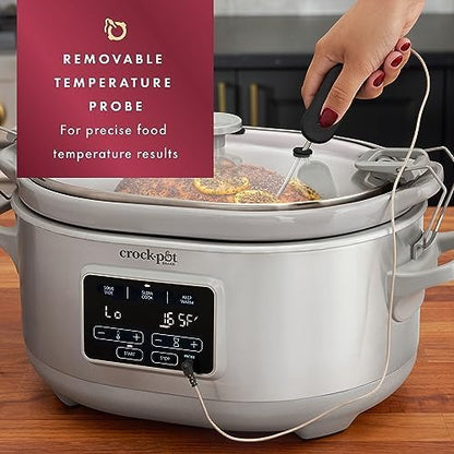 7 Quart Programmable Cook & Carry Slow Cooker - Curated Catalog X5