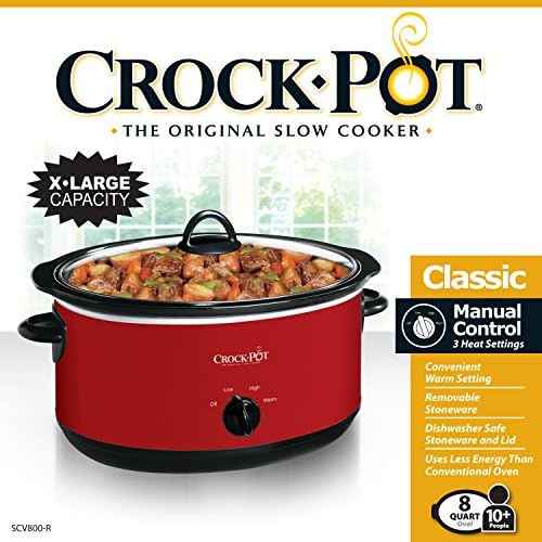 Express Crock 8 Quart Programmable Slow Cooker - Curated Catalog D7