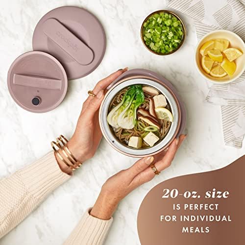 Electric Lunch Box Food Warmer 20oz – Blush Pink - Curated Catalog A5
