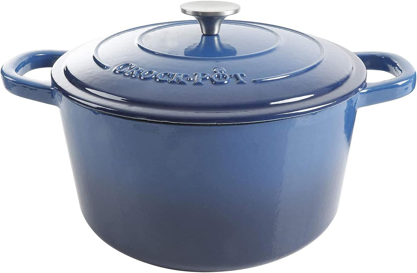 3 Quart Enameled Cast Iron Dutch Oven – Aqua - Curated Catalog J5