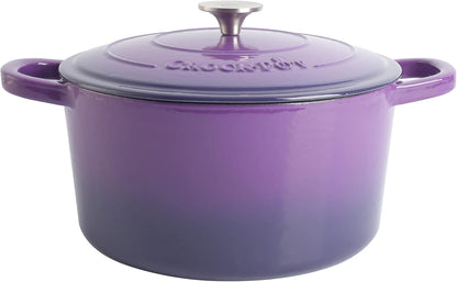 3 Quart Enameled Cast Iron Dutch Oven – Aqua - Curated Catalog J5