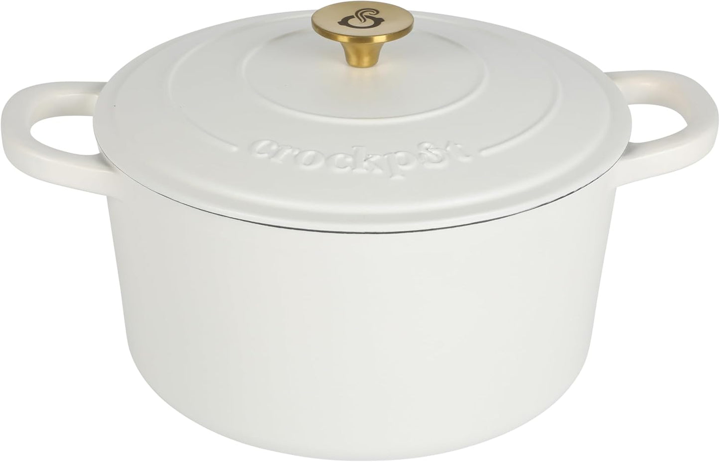 3 Quart Enameled Cast Iron Dutch Oven – Aqua - Curated Catalog J5