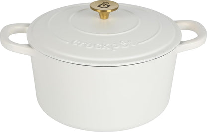 3 Quart Enameled Cast Iron Dutch Oven – Aqua - Curated Catalog J5