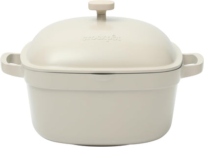 3 Quart Enameled Cast Iron Dutch Oven – Aqua - Curated Catalog J5