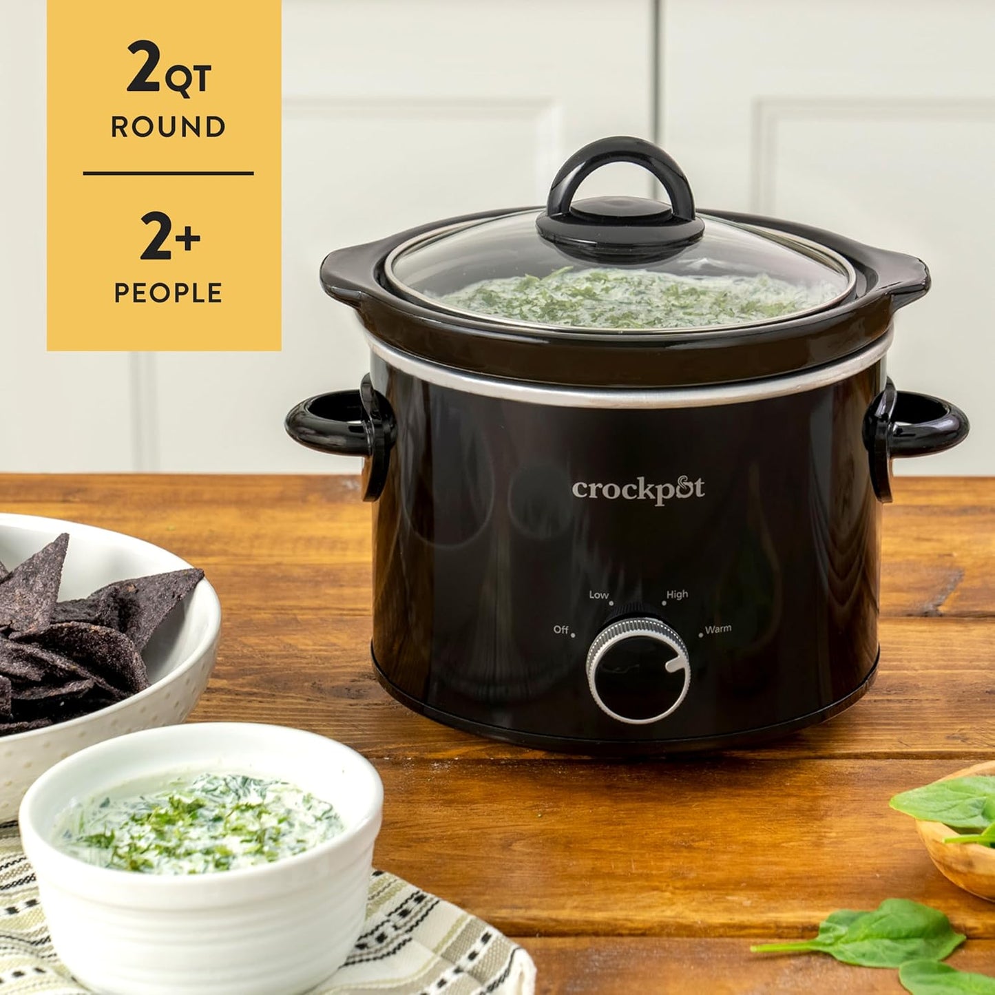 2 Quart Mini Slow Cooker – Classic Compact Cooker - Curated Catalog I2